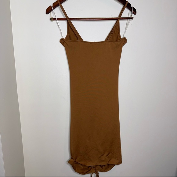 🖤Fashion Nova Shanghai Ruched Dress - Brown - Picture 8 of 8
